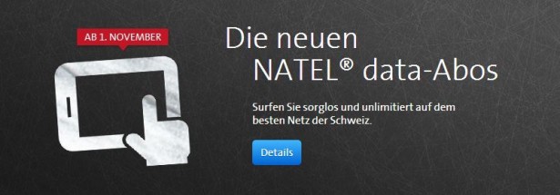 Swisscom NATEL data Banner
