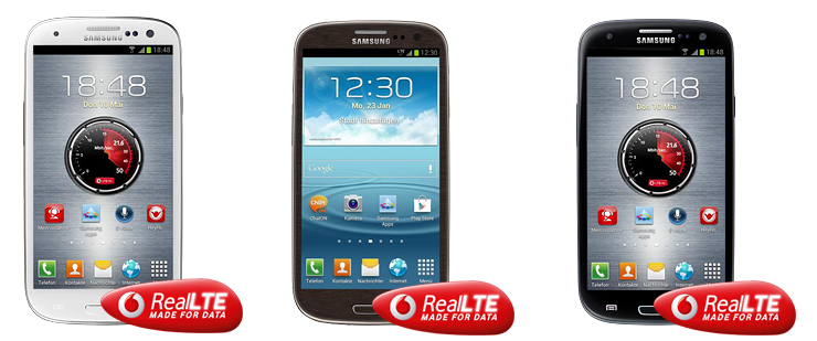 Vodafone: Samsung Galaxy SIII LTE auch in Braun