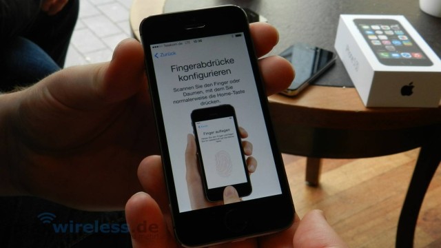 Fingerprint Einrichtung iPhone 5s