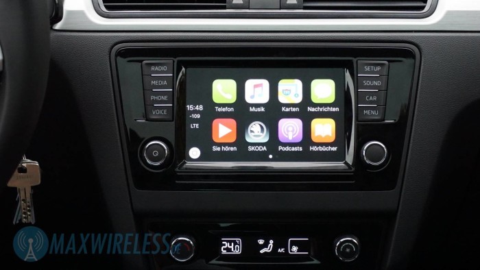 Apple CarPlay Homescreen