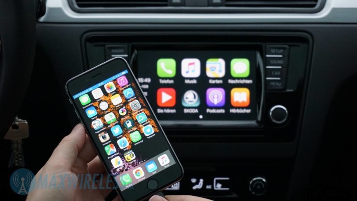 Apple carplay skoda