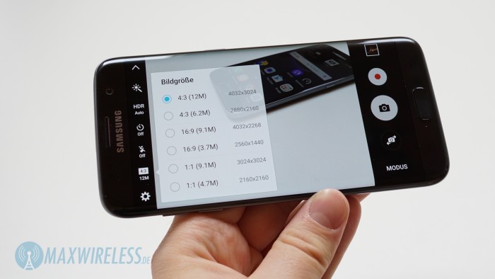 Galaxy S7 edge Kameraauflösung