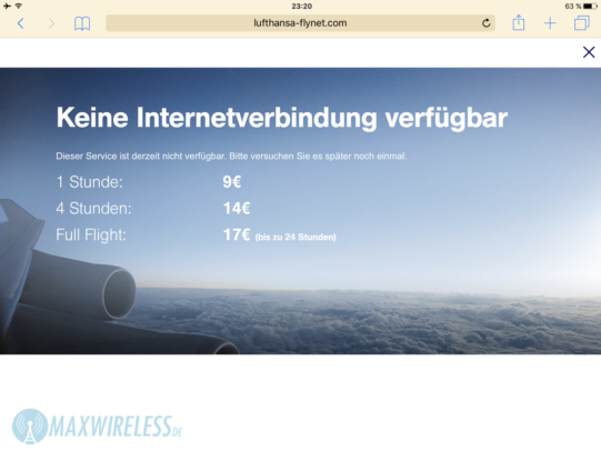 flynet-kein-internet