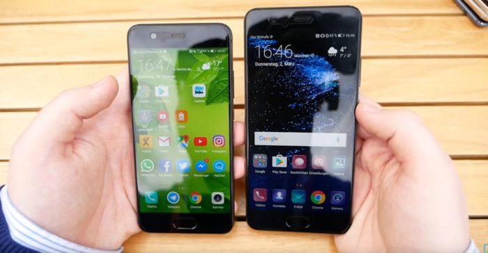 Huawei P10 (links) und Huawei P10 Plus (rechts)