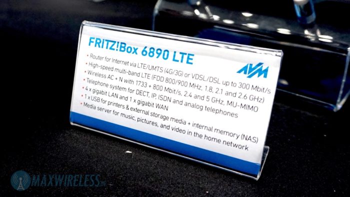 Technische Daten zur FRITZ!Box 6890 LTE.
