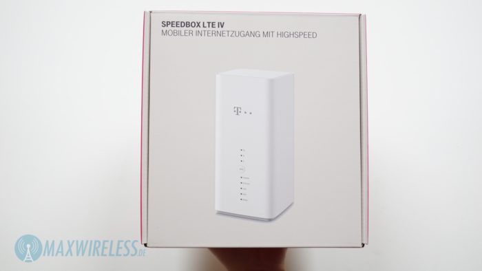Verpackung der Telekom Speedbox LTE IV.