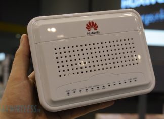 Huawei B2338: Outdoor LTE-Modem mit PoE Verbindung Basis des Huawei B2338.