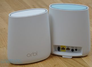 Test: Netgear Orbi RBK20 Mesh WLAN Set Das Netgear Orbi WLAN Set. Bild: maxwireless.de.