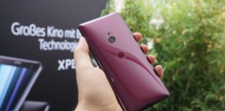 Erster Eindruck: Sony Xperia XZ3 Rückseite des Sony Xperia XZ3.