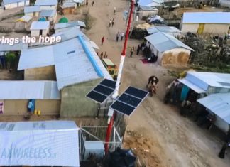 RuralStar Lite: Huawei mit Konzept für unerschlossene Gebiete Huawei RuralStar Basisstation im Einsatz. Bild: maxwireless.de.