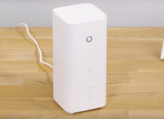 Huawei B818 LTE-Router im Detail Der Huawei B818-260 LTE-Router als Vodafone GigaCube.