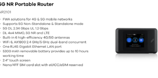 Mobiler 5G Router Zyxel NR2101
