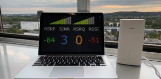 Ausprobiert: LTEWatch mit dem Huawei 5G CPE Pro 2