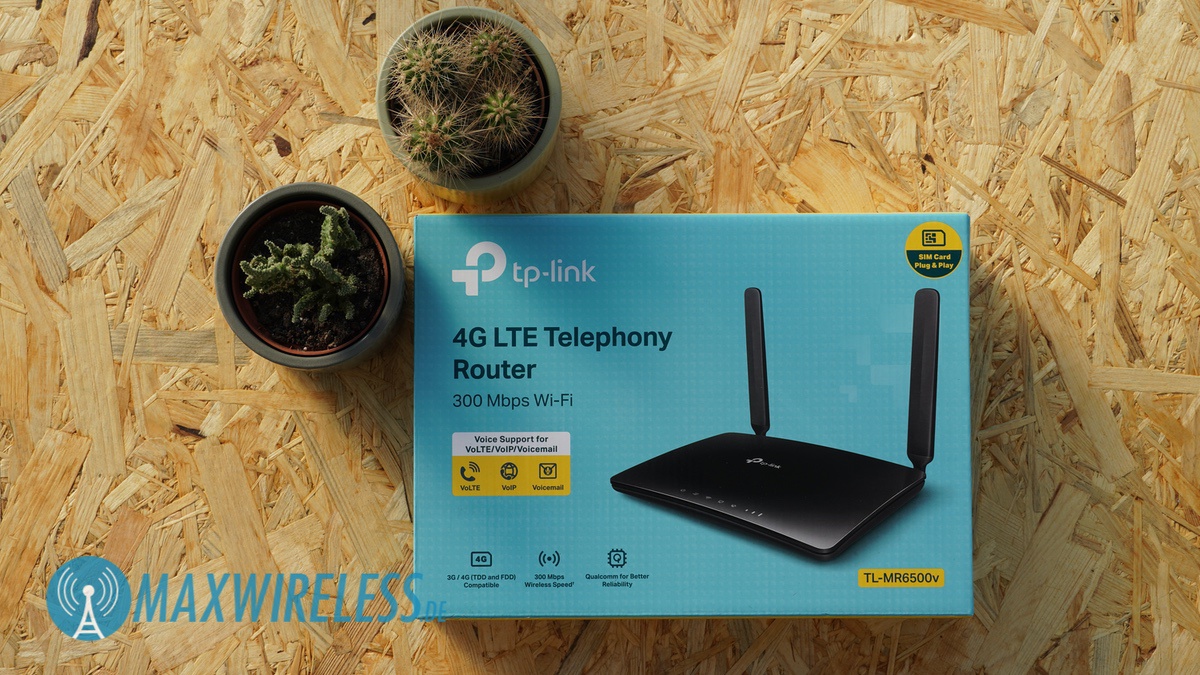 TP Link TL-MR6500v Unboxing & Speedtest 4G Router LTE mit Telefonie VoLTE 